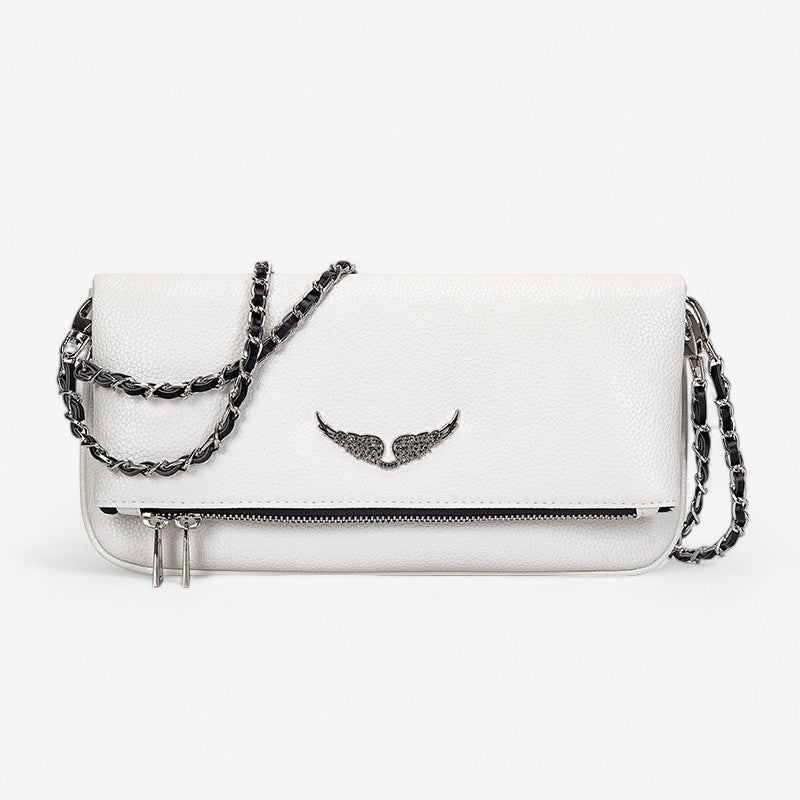 Jessica – Schoudertas met Kettingbanden en Ritsvakken Velani