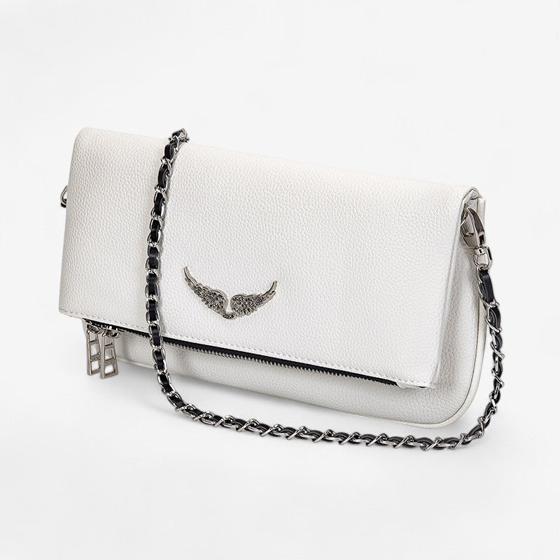 Jessica – Schoudertas met Kettingbanden en Ritsvakken Velani